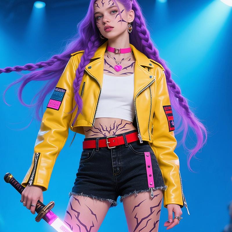 4/8 Pcs Laser Temporary Tattoo Stickers Anime Cosplay Stage Performance Makeup Waterproof Facial Sticker Halloween Party Decor