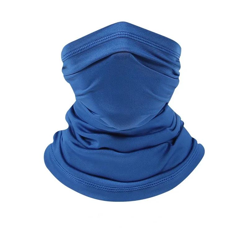 Ice Silk Face Cover mask Neck Tube Quick-drying Outdoor Fishing Cycling Magic Motorcycle Breathable Bandana UV Protection Scarf