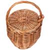 Wicker Picnic Basket Daily Supplies Multi-function Storage Woven Flower Portable Baskets Decorative Multipurpose Floral
