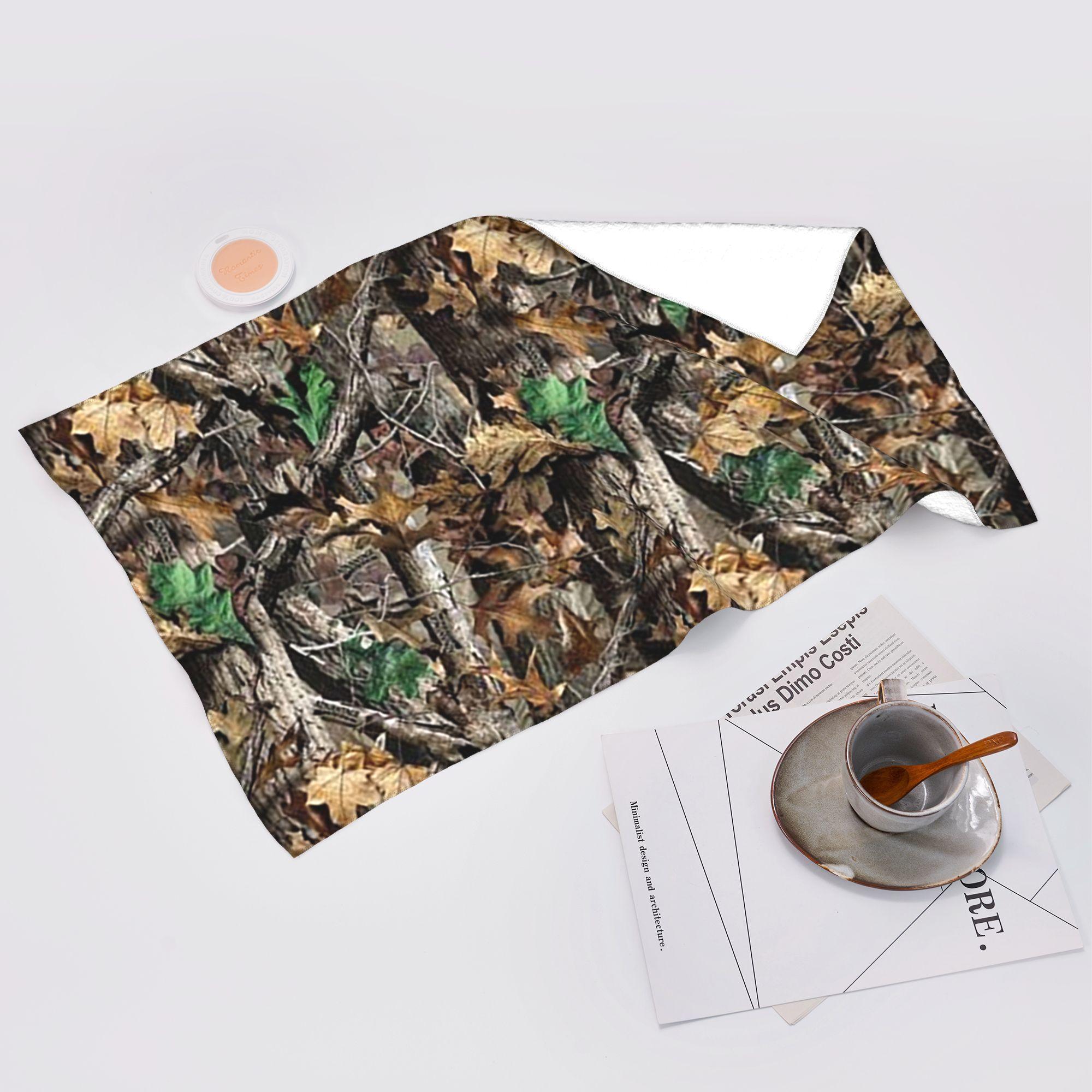 Ka Chen Muxi White Real Tree Camouflage Soft Face Towel Quick Dry Pool Bath Cotton Towels Absorbent