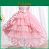 For Baby Lace Princess Dress Girl Elegant Birthday Party Trailing Dress Baby Girls Christmas Clothes
