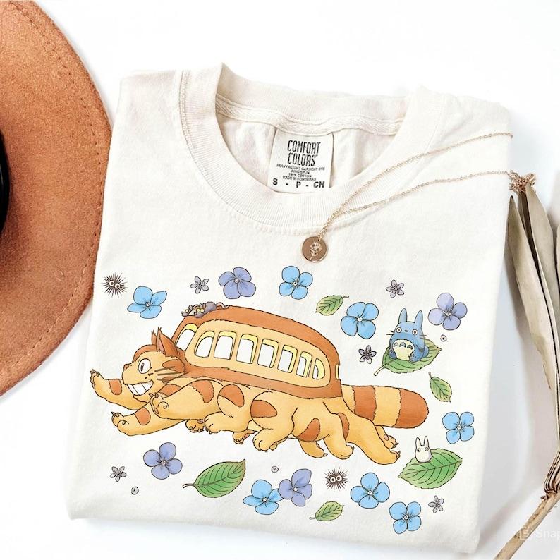 My Neighbor Totoro Soot Balls Shirt, , Studio Ghibli Characters, Gift for Anime Lovers, Kid Toddler Toddler Y2K Japanese Tee 160
