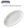 Wutuo Oval Thick-Rimmed Fish Plate