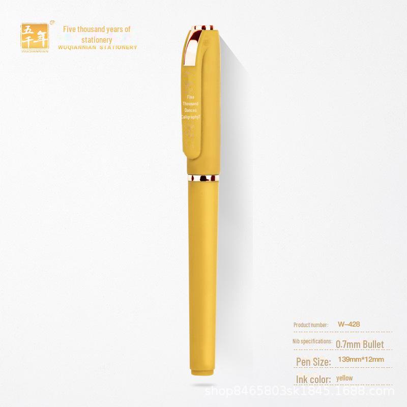 Five Thousand Years Cross-Border Quick-Dry Calligraphy Pen: Large Capacity, Custom Logo, Ideal for Signature & Advertising