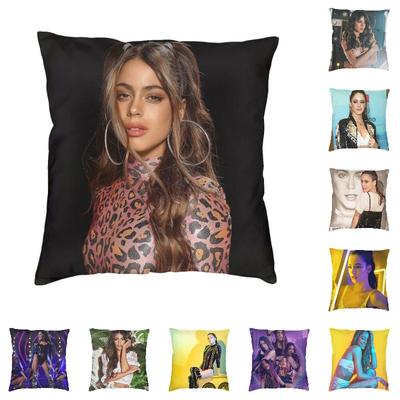 Martina Stoessel Model Cushion Cover for Sofa Soft TINI Argentine Singer And Composer Throw Pillow Case Bedroom Pillowcase