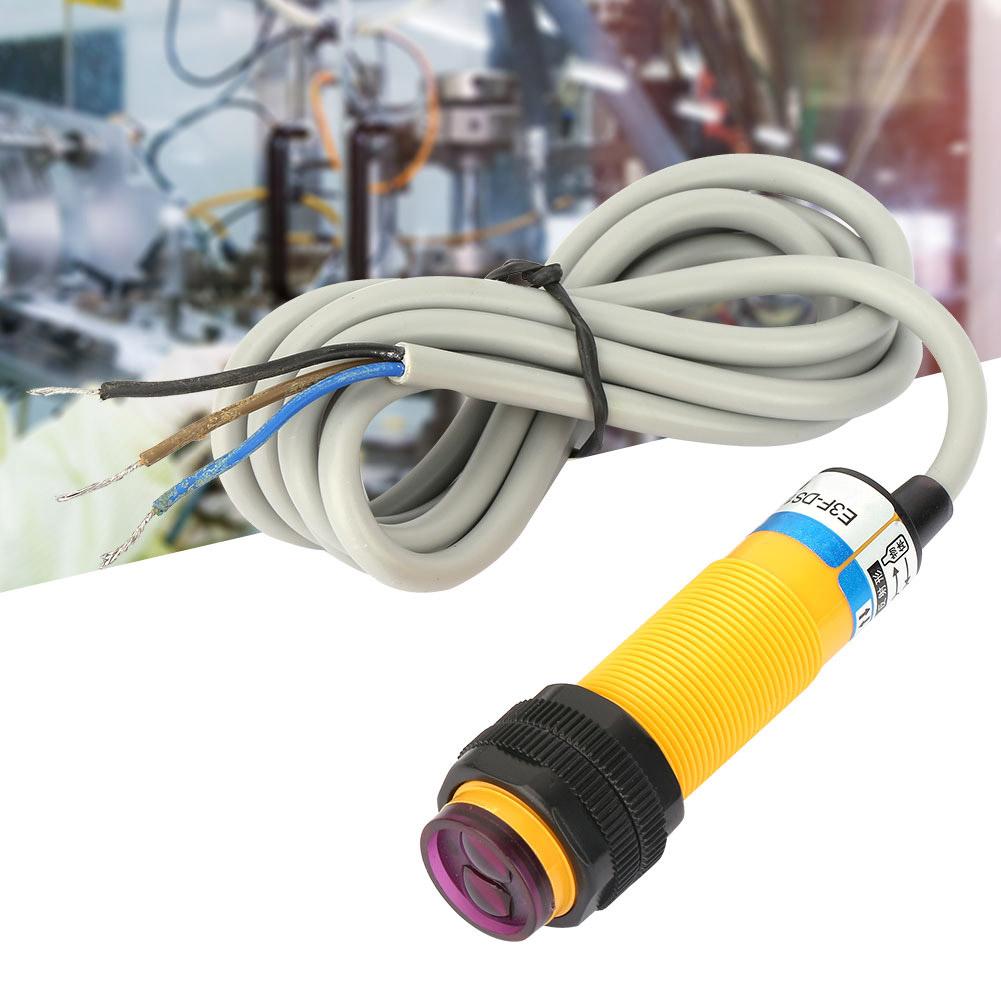 10cm Photoelectric Switch PNP NO Proximity Sensor DC636V E3FDS10P1