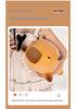 Capybara Hugging Pillow Plush Toy - Cute & Comfy Sleep Doll for Girls