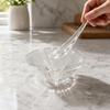 lobedRim Glass Serving Bowl Transparent for Buffet