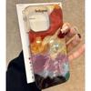 A Niche Color Color Spliced Phone Case Suitable for Apple 16promax Vortex Iphone15 Case for Women 13