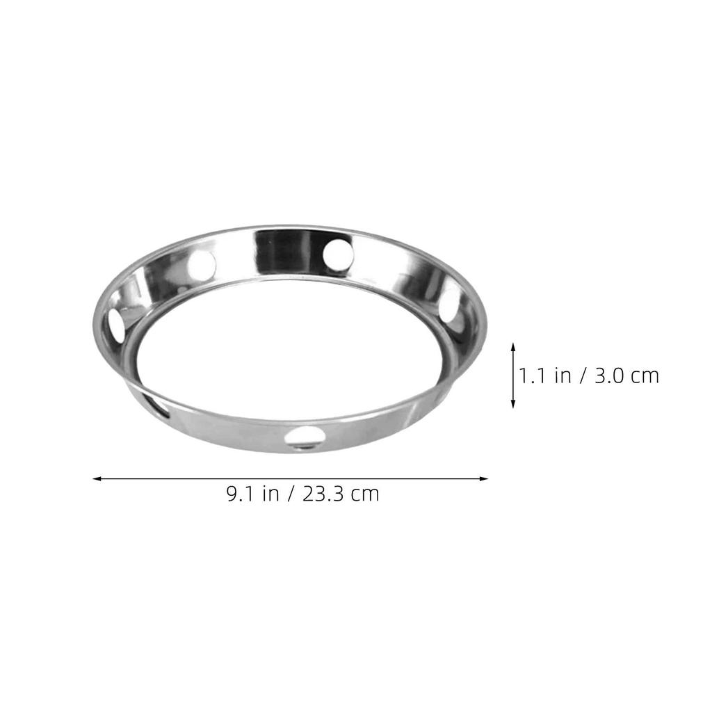Universal Stainless Steel Wok Support Rack Round Bottom Adapter for Gas Stove Kitchen Cookware Holder Heat Resistant Pot Trivet
