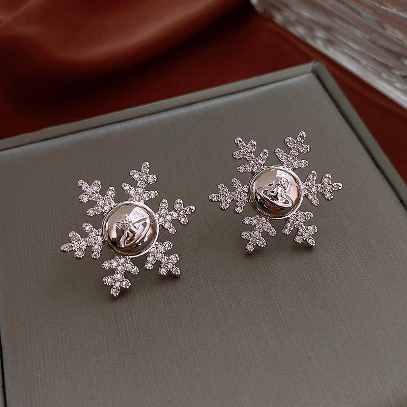 Silver Needle Flower Fringed Earrings French Light Luxury Temperament Earrings, Niche High-end Earrings