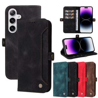 Cüzdan Kart Standı Manyetik Kapaklı Deri Kılıf Samsung Galaxy S30 Ultra S25 Plus S24 S23 FE S22 S21 S20 Fe 4G 5G S10 Lite için