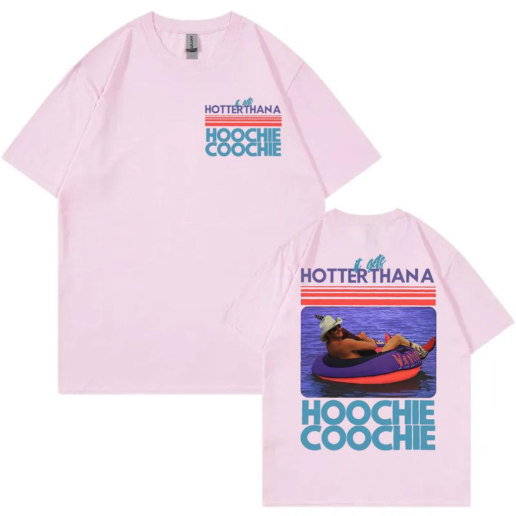 Hetare Än En Hoochie Coochie Meme T-shirt Unisex Sommar Avslappnad Bomulls T-shirts High Street Mode Trend Kortärmad T-shirt