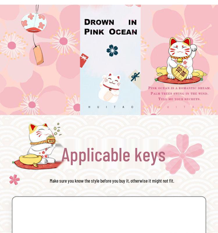 Xiaomi SU7 Key Case for Yu7 Bluetooth Card Car Model 2026 - Cute Girl Design