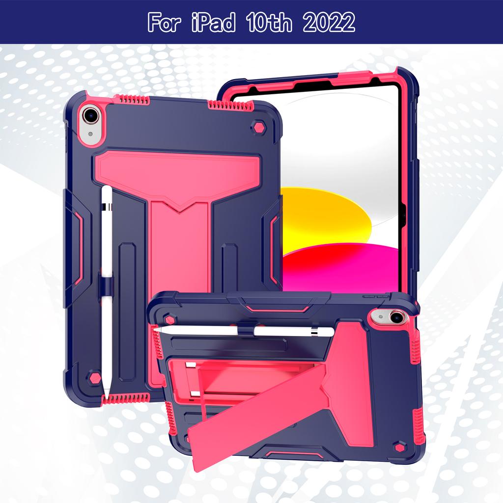 Armor Case Universal for IPad A16 2025 11th 10.9 2022 10th Gen A3354 A3355 A3356 A2757 A2777 A2696 Hybrid Stand Cover Shockproof