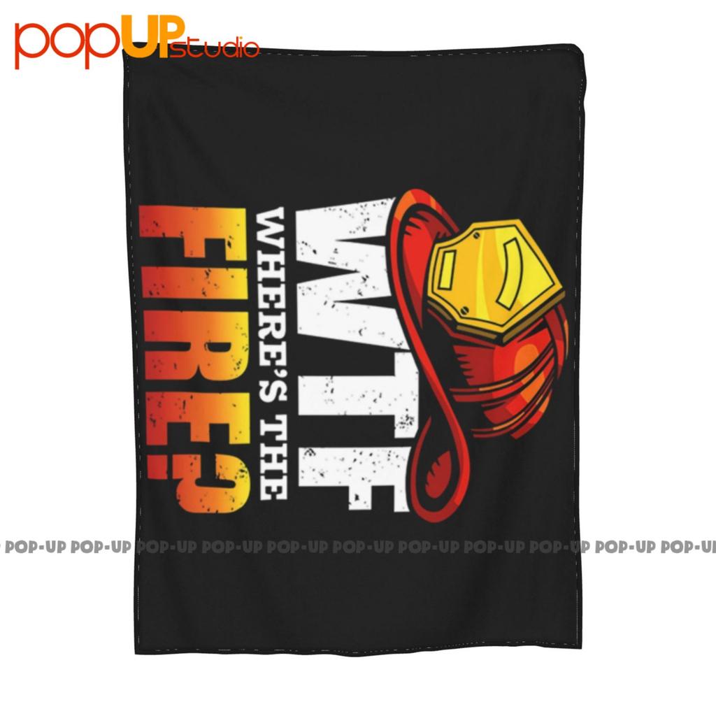 Funny Firefighter Fireman Fire Department Ultra-Soft Blanket Quilt Winter Sofa Cover Bed Covers