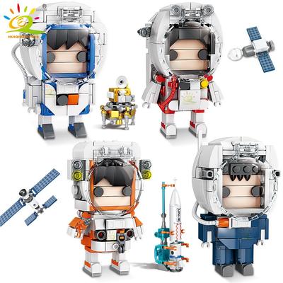 Figurky vesmírných lodí Stavebnice Stavebnice City Spaceflight Letecký kosmický raketoplán Model lodi Kostky Hračky pro děti Bez krabice