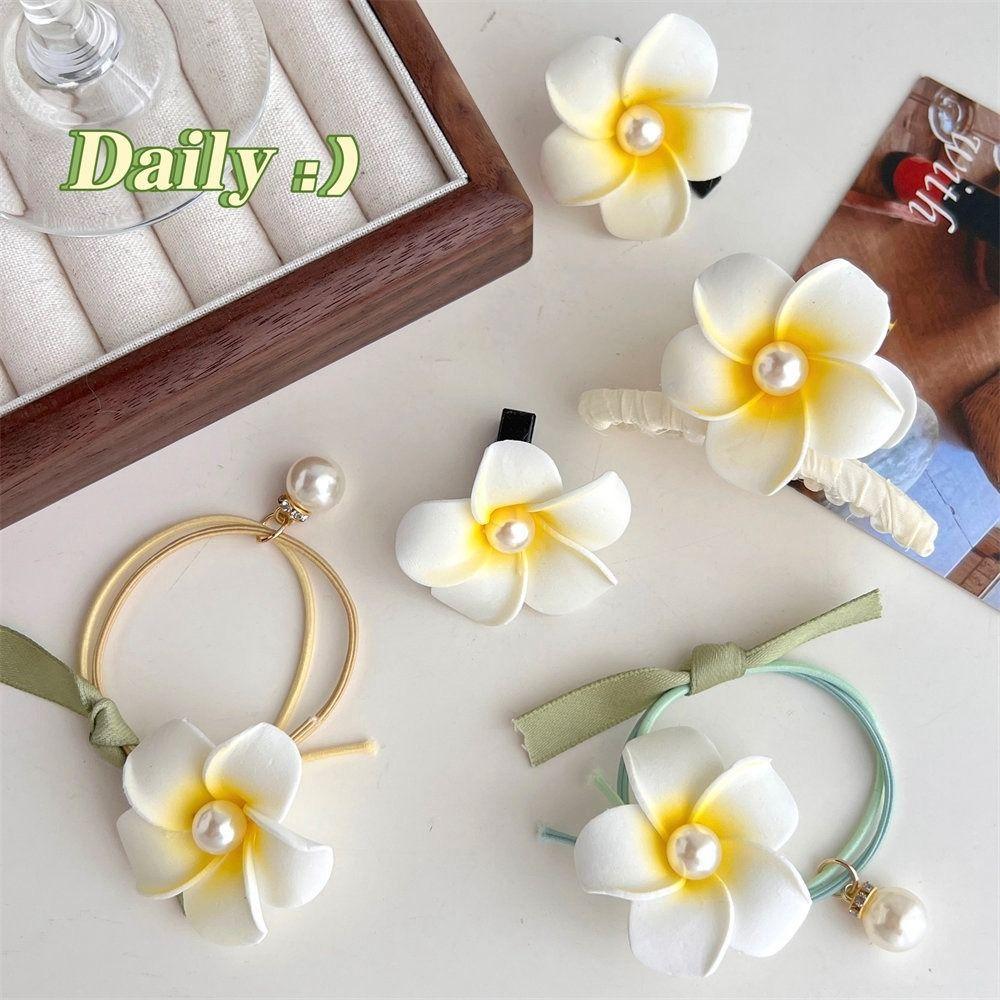 

Cloth Hairpin Pearl Girl Hair Clip Duckbill Clip Headwear Girl