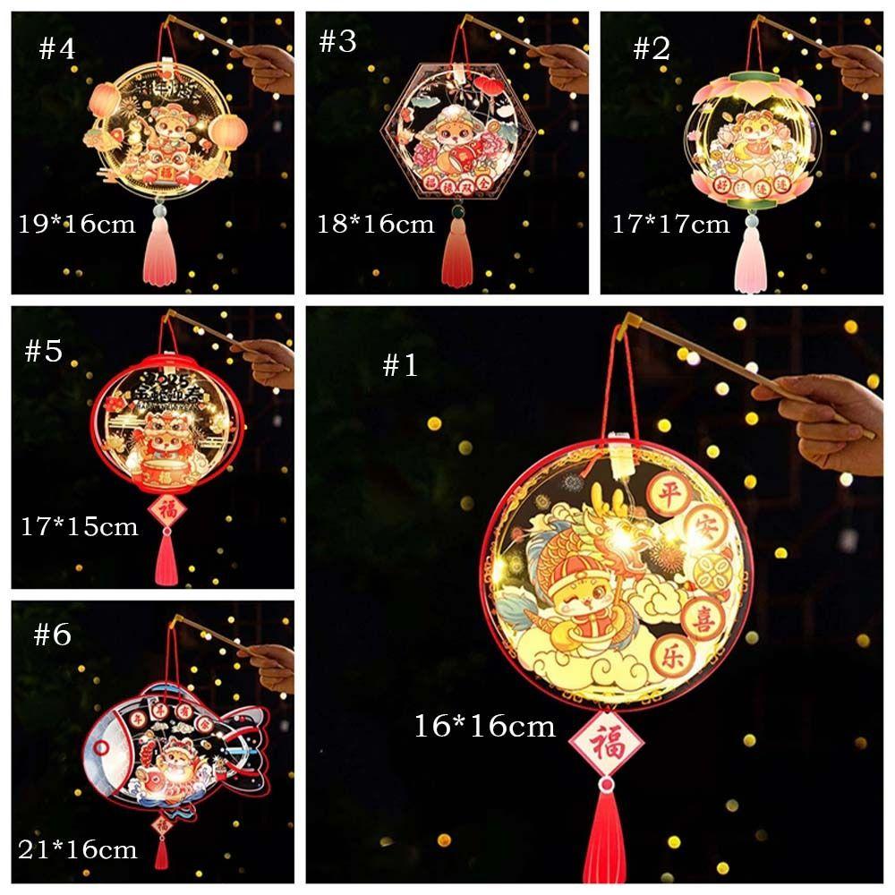 Transparent 2025 Snake Year Portable Lantern Traditional Spring Festival Supplies  Lantern Festival