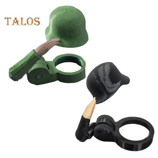 

2 шт., солдатский салют, пивная бутылка, шлем для сока, держатель для банки с напитками, шляпа для газировки, забавные принадлежности для военной тематики для вечеринок для мужчин, женщин и взрослых зелёный/чёрный