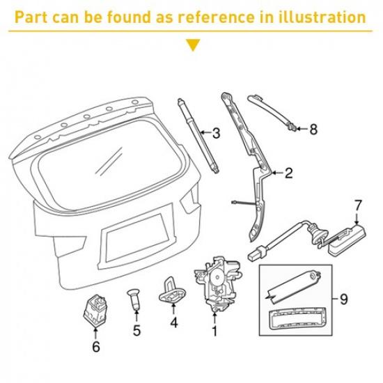 Car Tailgate Release Switch Trunk Fit For Hyundai Veloster 2012-2017 812602V000