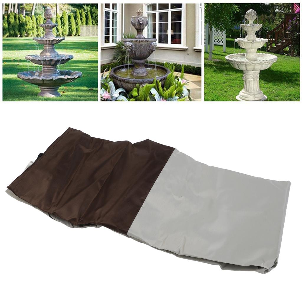 210D Oxford Cloth Cover Garden Cover Outdoor Fountain Cover 122x173 Cm Fountain Protective Cover Custom Fit Cover
