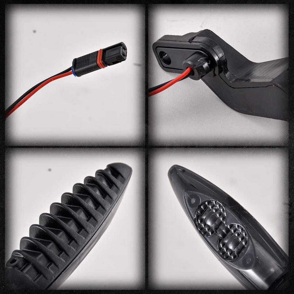TUINCYN Motocyklowe światło kierunkowskazu tylne LED migacz wskaźnik kompatybilny z BMWF650GS F700GS F800G