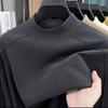 Men's High Neck Thermal Long-Sleeve T-shirt, Fleece-Lined, Autumn/Winter Style