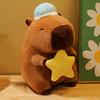 Sleep Hat Goodnight Capybara Doll Star Capybara Fluffty Doll Capybara Plush Toy  Home Decor