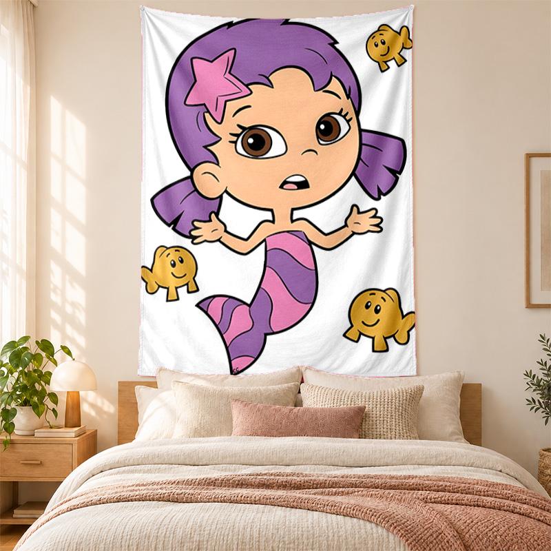 Bubble Guppies Tapestry highquality for decorating living room bedroom dorm walls ideal as bedroom wallart orholiday gift