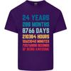 24th Birthday 24 Year Old Unisexs Light Cotton TShirt