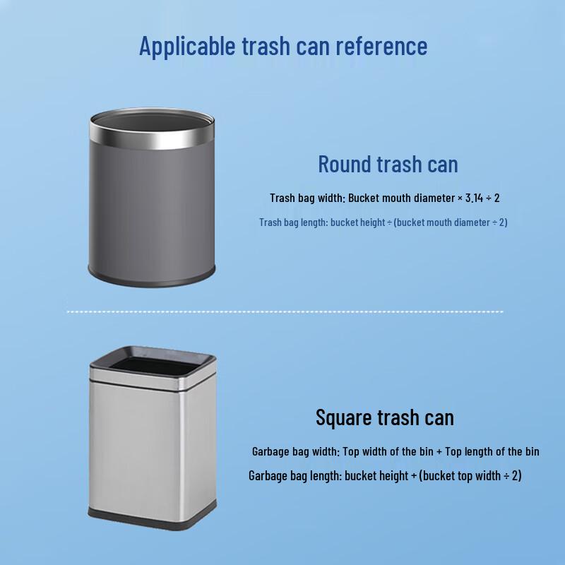 Sacchi della spazzatura Aimas a bocca piatta