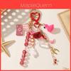 Cute Animal Keychain With Starry Heart And Water Drop Pattern For Kids And Teens