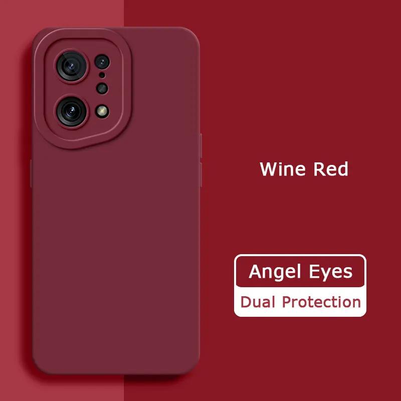 

Angel Eyes Square Liquid Silicone Phone Cover для OPPO Find X5 Pro 5G 360 Защитный мягкий противоударный чехол FindX5 X5Pro Сумки OPPO Find X5 Pro
