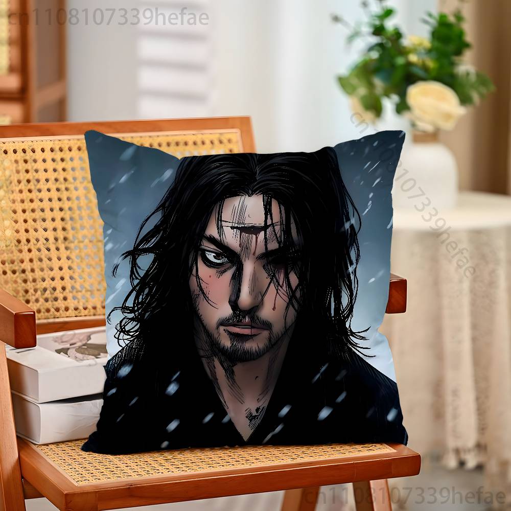 

Vagabond Miyamoto Musashi Pillow Case Plush Pillow Cases Home Decoration Pillow Cover for Sofa Bed Chair Living Room 30x30cm