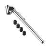 Pencil Tire Pressure Gauge, 10-120 PSI Dual Head Trucks Air Gage Accurate Mechanical Dually Chuck Wheel Service Checker