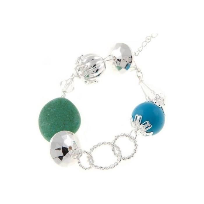 Bracelet - Cristian Lay - 436210 - Blanc - Vert - Bleu