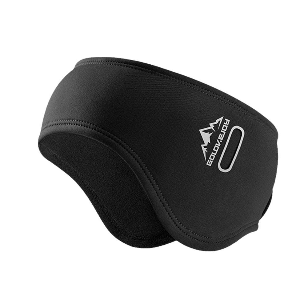 

Тепловые флисовые наушники для велоспорта с повязкой на голову и отверстием для очков для зимних видов спорта на мотоцикле, катания на лыжах