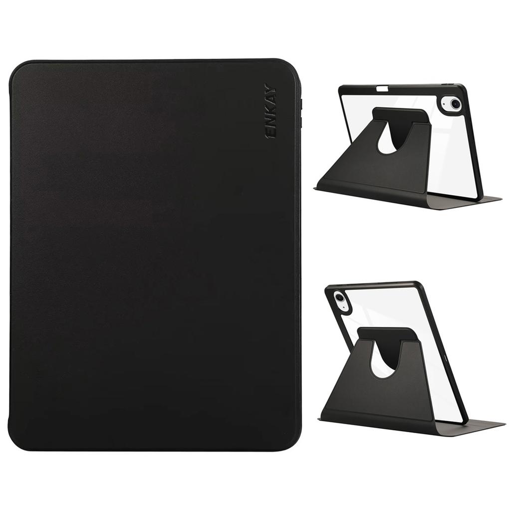 ENKAY HAT PRINCE For iPad Air 13 (2025)/(2024) Stand Case Acrylic+PU Tablet Cover Auto Wake/Sleep