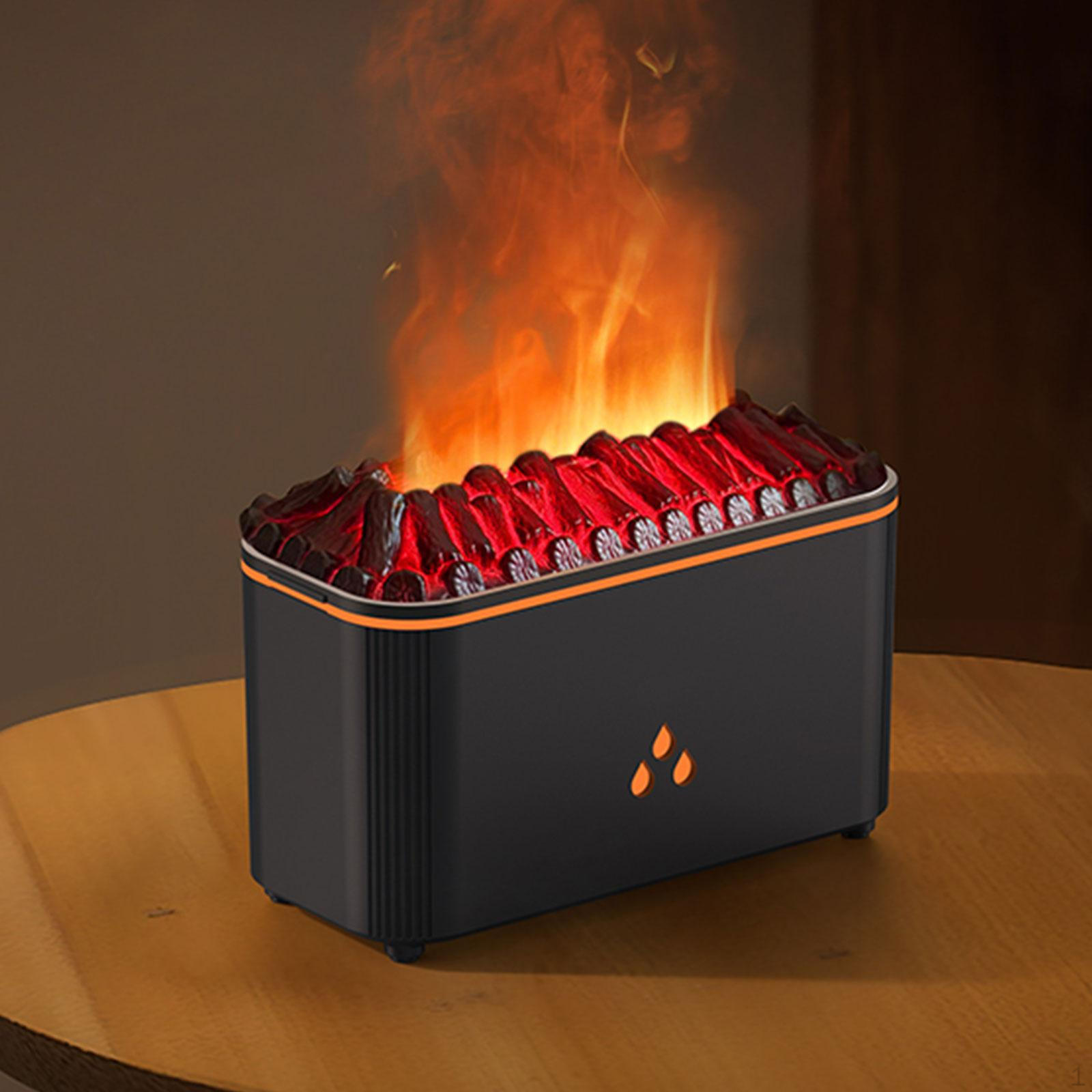 

Диффузор эфирных масел Арома Реалистичный эффект Домашний декор Атмосферный ночник Аромат чёрный