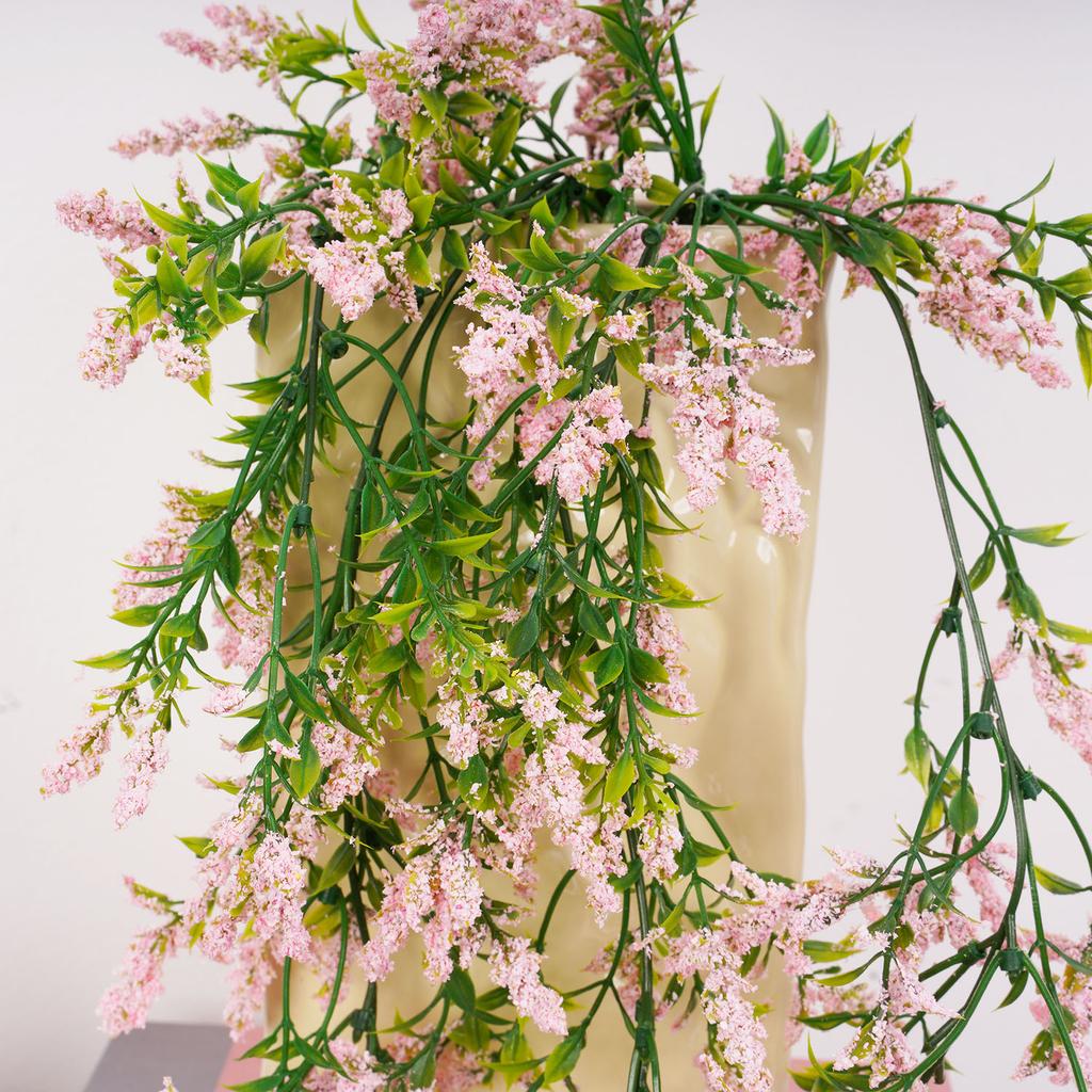 Artificial Hanging Flowers Fake Vine Garland Plants Hanging Baskets Garden Decorfor Home Wedding Party Outdoor Yard Wall