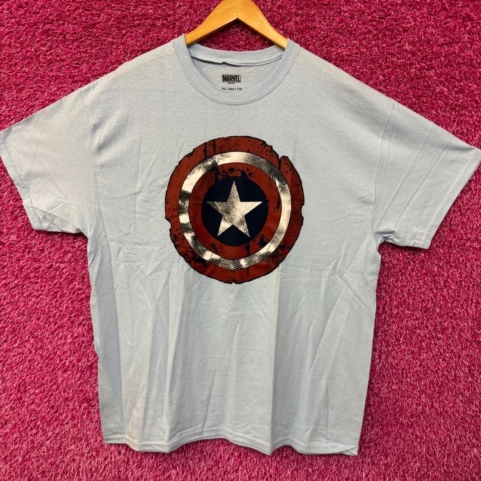 

Captain America War Torn Shield Marvel T-shirt M