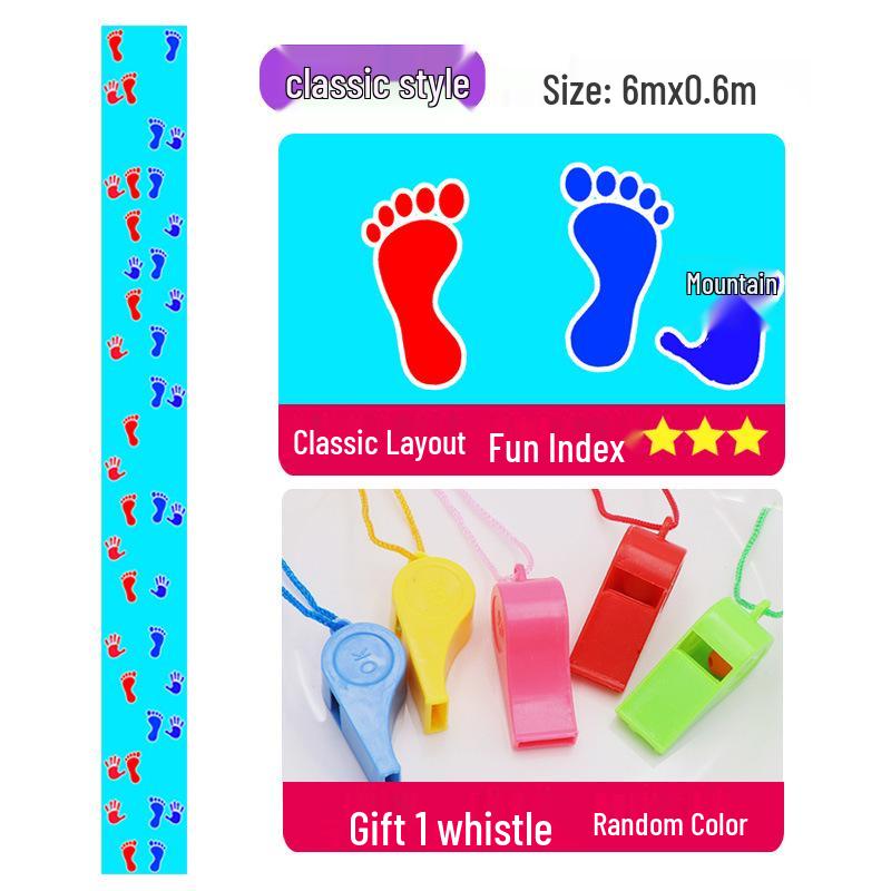 

Координационная игра для рук и ног - Веселая спортивная и командообразующая игра на открытом воздухе