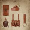 Stylish PU Leather Roleplay Belt With Decorative Alchemies Bottle Halloween Costume Accessory For Cosplay Enthusiasts