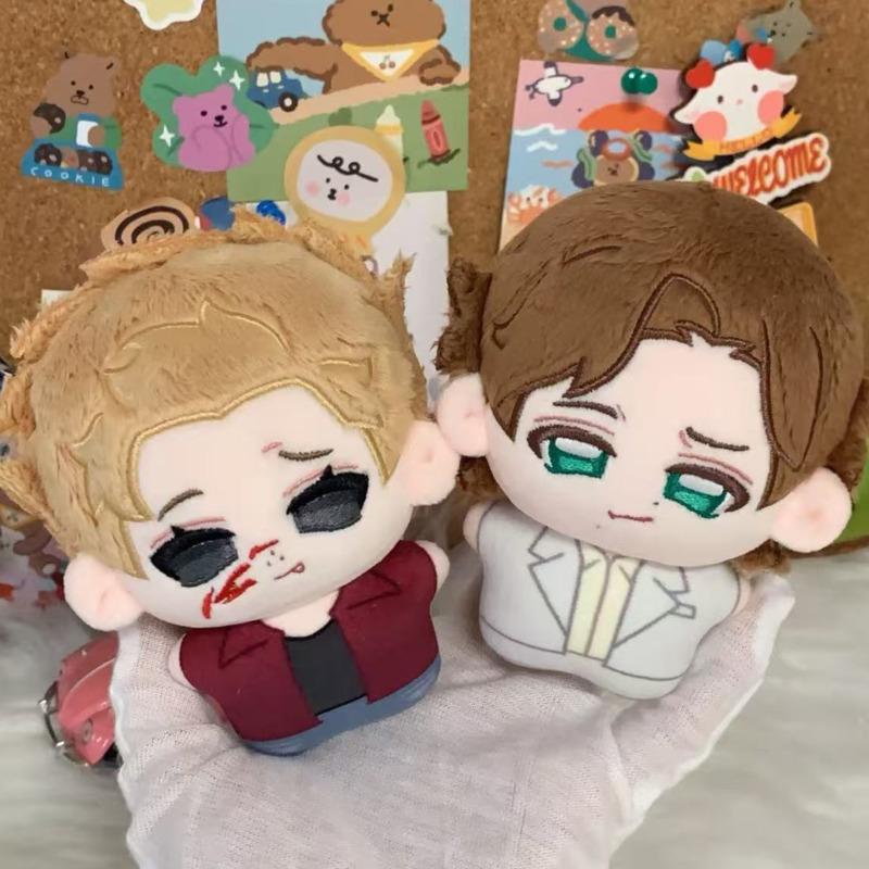 Cute Spn Sam Dean Plushie Pendant Supernatural Dean Sam Stuffed Toy Kawaii Cotton Doll Collectible For Tv Fan Birthday Gift