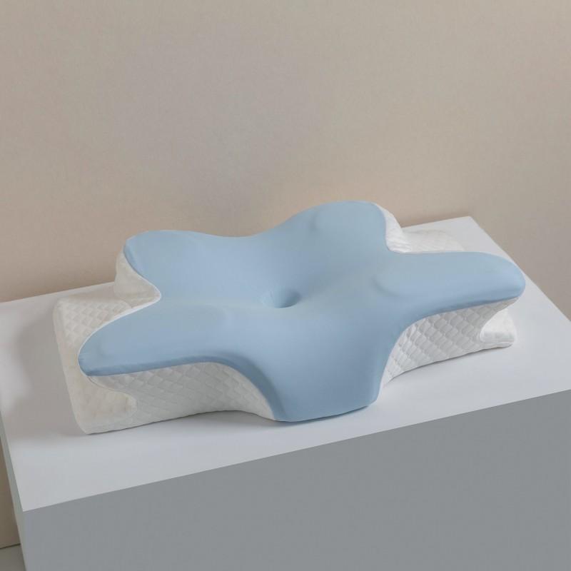 Memory Foam Contour Pillow Neck Support Sleep Relief Ergonomic Butterfly Shape Soft Slow Rebound Single Use