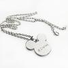 Vintage Mickey Minnie Cartoon Stijl Ketting Met Retro Edelsteen Hanger Voor Unieke Mode