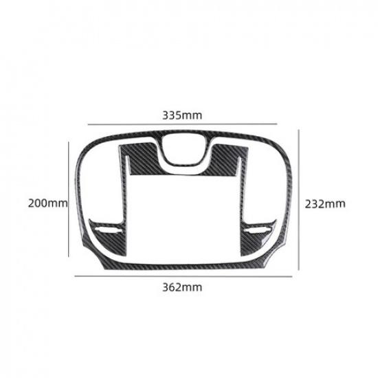For 2015- Chrysler 300 Carbon Fiber Center Air Vent Console Cover Trim