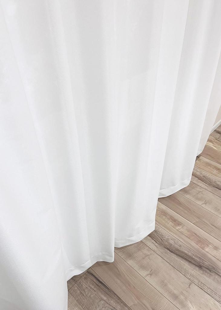 Kaei Lace Mirror Lace Set of Made in Size Solid Odor Special UV Pollen Sun Heat Privacy Stain 100cm Wide x 223cm White Curtains, 2, Japan, 144, Color,