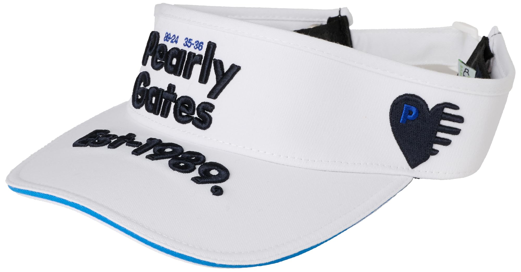 

PEARLY GATES Унисекс Солнцезащитный козырёк (Новый узор логотипа History) / Гольф Кепка / 053-5187102 030_Белый FR